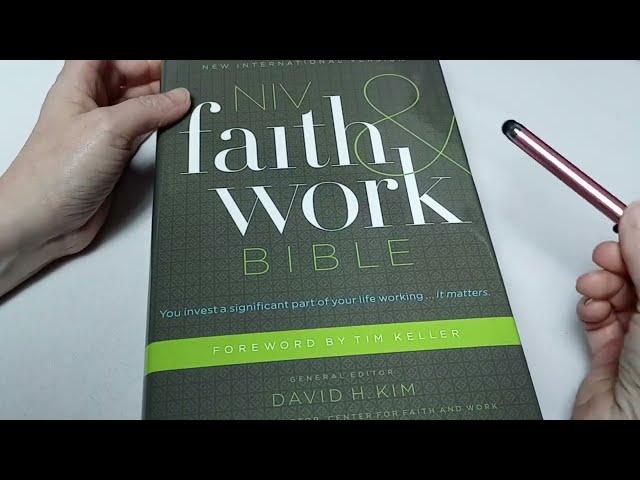 NIV Faith & Work Bible Review #zondervan