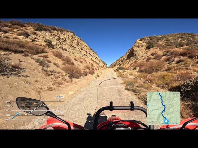 The Old Ridge Road Castaic to Gorman - Part1 up to the Normally Locked Gate