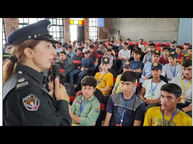 City Traffic Police Peshawar|SP Traffic Shazia Shahid Visit Peshawar Model School & College Peshawar