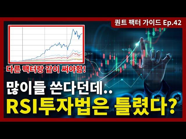 흔히 쓰는 RSI 투자법을 개선하기 위해선? [퀀트 팩터 가이드 EP.42]