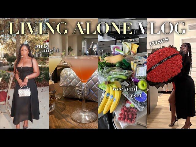LIVING ALONE VLOG | I'M ON OZEMPIC!? PILATES, MEAL PREPPING, SUNDAY RESET, GIRLS NIGHT OUT & MORE!