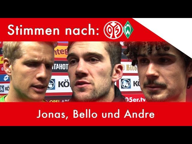 Interviews nach Bremen | Jonas Lössl | Stefan Bell | André Ramalho | #M05SVW | 1. FSV Mainz 05