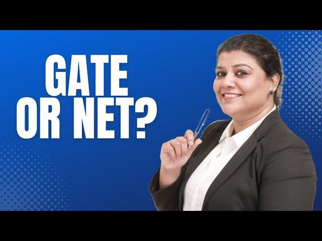 GATE or NET | Which is Important | GATE Strategy | Kalyani Vallath