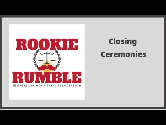 AMTA Rookie Rumble 2022 - Closing Ceremony