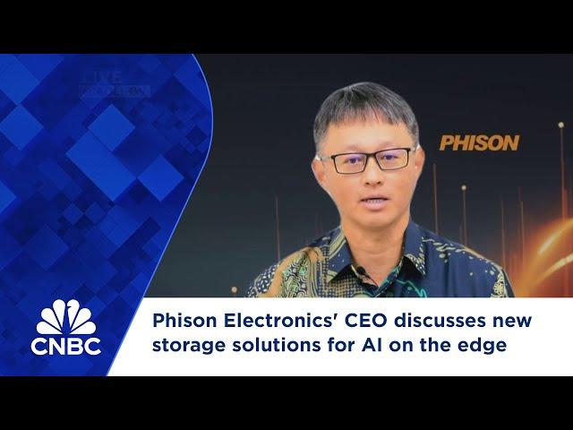 Phison Electronics' CEO discusses new storage solutions for AI on the edge