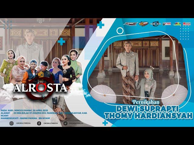 LIVE ALROSTA DONGREK - WEDDING THOMY & DEWI - CINTA PRO RT.1 AUDIO - GMJ MULTIMEDIA