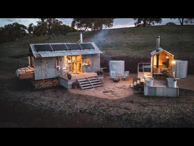 Inside An Upcycled Off-Grid Tiny Home with Roll-Out Sleeping Platform | Stella The Stargazer Tour!