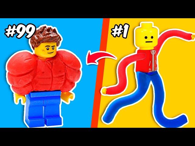 I Made 101 Cursed LEGO Minifigures | FUNZ Bricks