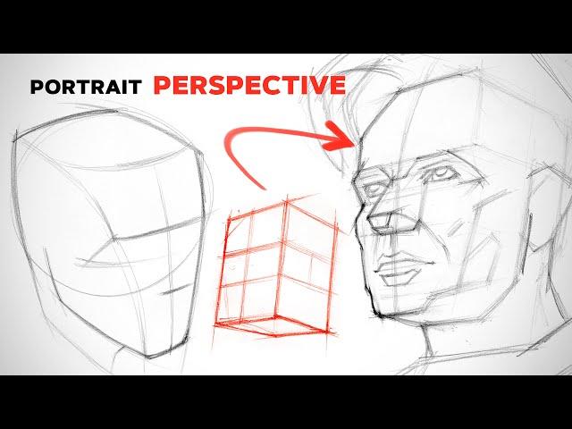 How to Draw 3D Heads with Perspective