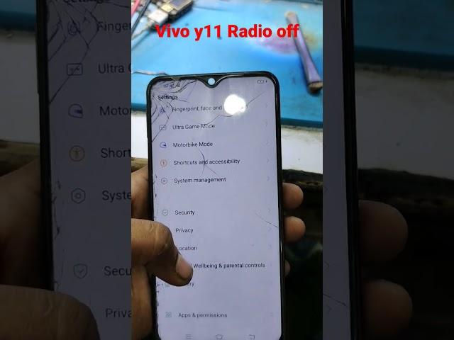 Vivo y 11 radio off no network problem fix