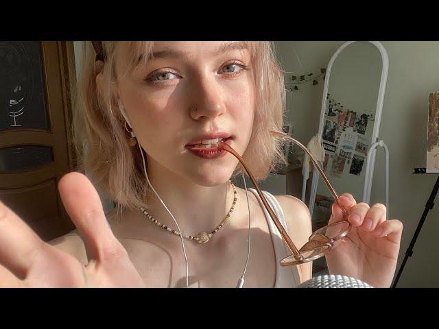 ASMR ~ doing your skincare  hand movements & mouth sounds (100% tingles)