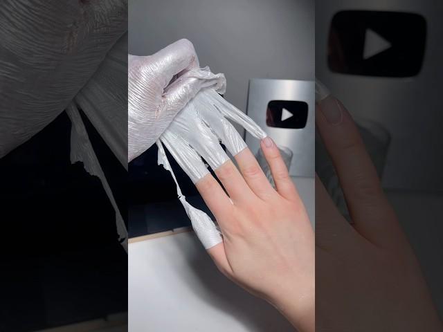 ASMR SELF CARE NIGHT pt. 2 🪩 #100k #asmr #nails #nailart