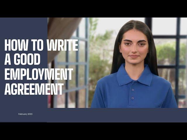 Become an Expert in Drafting Employment Contracts: Learn How to Write a Good Employment Agreement