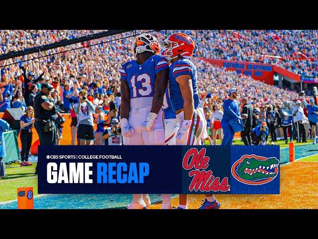 Florida UPSETS No. 9 Ole Miss 24-17 at the swamp | Breaking News