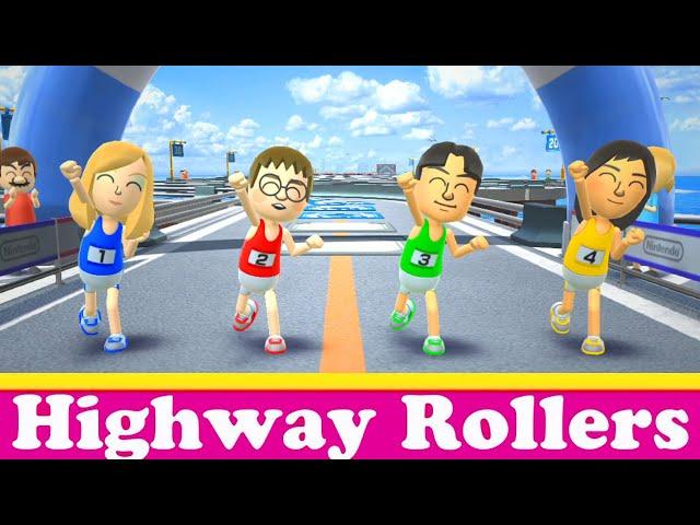 Wii Party U Highway Rollers - Luna Vs Skip Vs Hyun-woo Vs Xixi (Expert CPU)