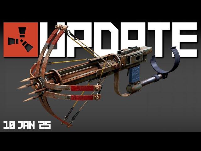 4 Shot Mini Crossbow, Hoppers, Knight Armour | Rust Update 10th January 2025