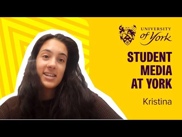 Getting involved in student media at the Uni of York