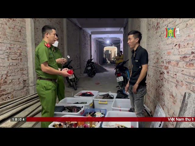 XỬ LÝ TÌNH TRẠNG HÀNG GIẢ, HÀNG NHÁI TẠI CHỢ ĐÊM ĐỒNG XUÂN