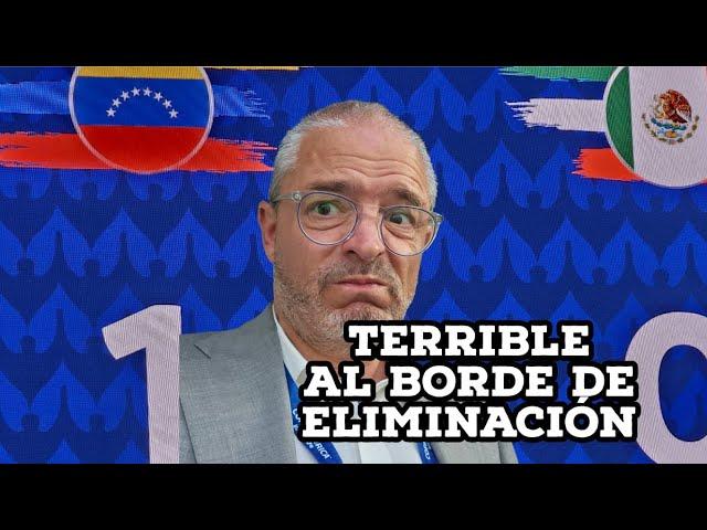 México al borde del fracaso en Copa América  Venezuela le gana por primera vez en la historia