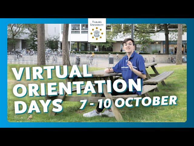 Discover Tilburg University during the Virtual Orientation days