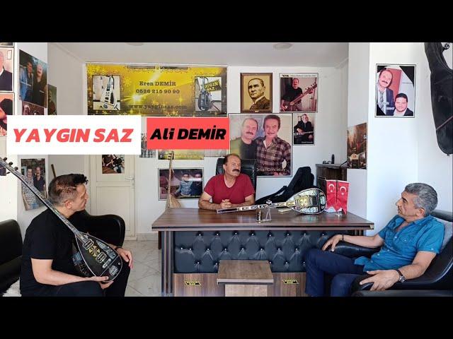 ELEKTRO BAĞLAMA&SAZ YAPIM ÜSTADI YAYGIN SAZ EVİ SAHİBİ   ALİ DEMİR BAĞLAMA ÜZERİNE