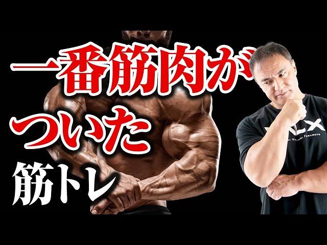 【筋トレ】山本義徳が現役で一番効果があったトレーニングを徹底解剖しました