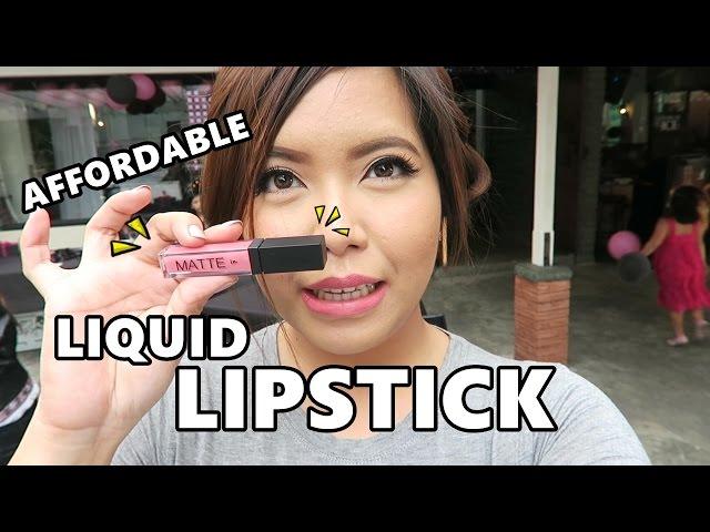 AFFORDABLE LIQUID LIPSTICK! (July 16-17,, 2016) - saytioco