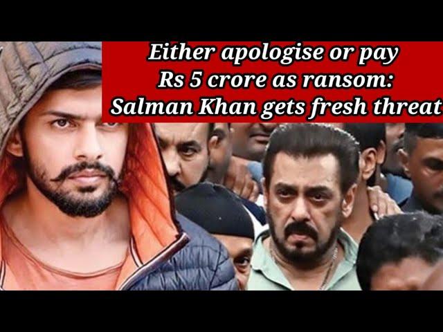 Another death threat to Salman Khan | Salman Khan Vs Lawrence Bishnoi • Shaheen news english