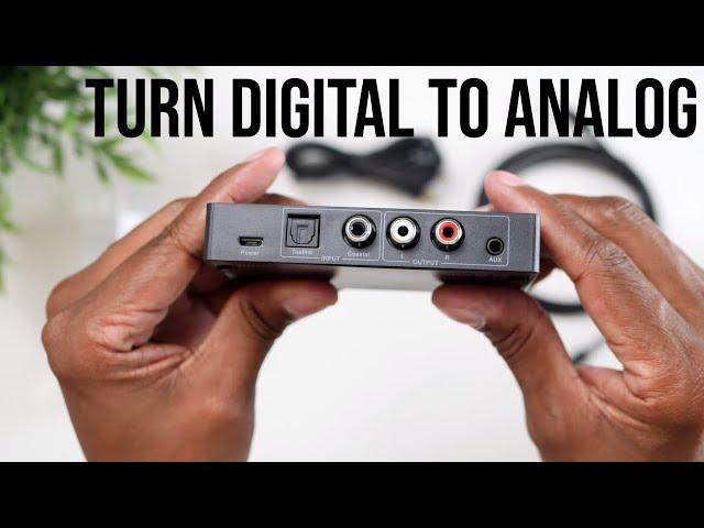 Convert Optical Out To Analog Audio For TV's or Anything With Digital Only Outputs (DAC)