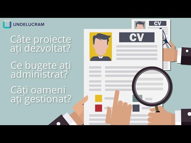 Cum sa creezi un CV de succes | Undelucram.ro