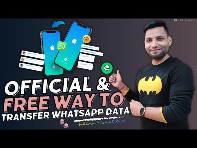 How to Transfer Whatsapp from old iPhone to new iphone without resetting iphone for free (2024)