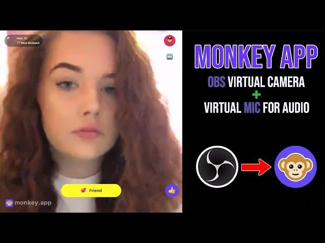 How to Use OBS Virtual Camera for Monkey App with Audio (Full Tutorial)