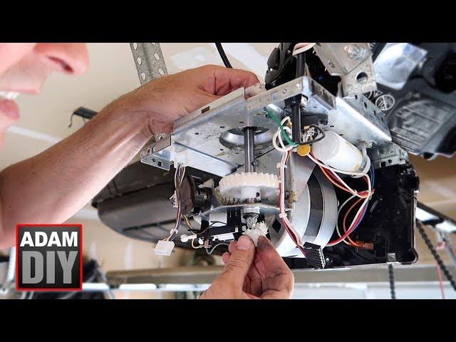 How to change the gear and sprocket in a garage door opener - LiftMaster Chamberlain