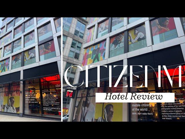 CitizenM NOMA Hotel Washington D.C. Full Hotel+Room Tour #washingtondc #hotel #review