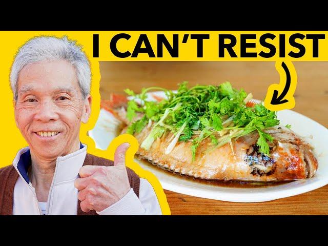  Dad’s TASTIEST Steamed Fish! (薑葱蒸魚)