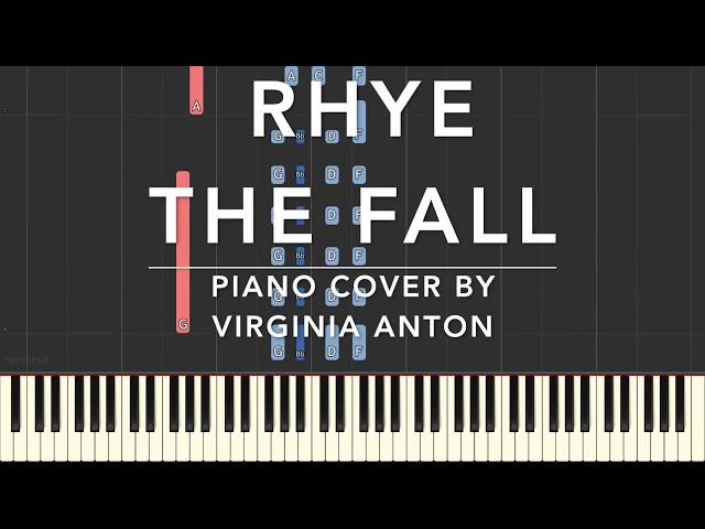 Rhye The fall Piano Tutorial Instrumental Cover