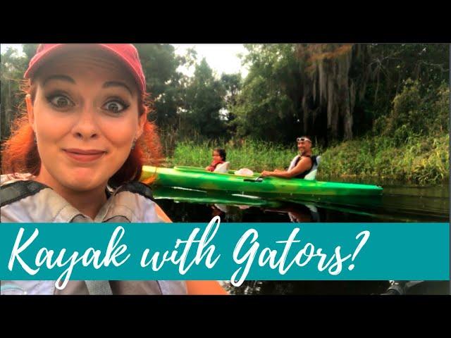 OH YES WE DID!! Kayak with Gators in Orlando, Florida