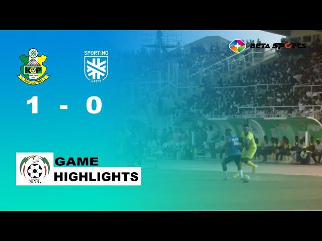 Attacking persistence pays off | Kano Pillars 1 - 0 Sporting Lagos | | NPFL MD 28 Highlights