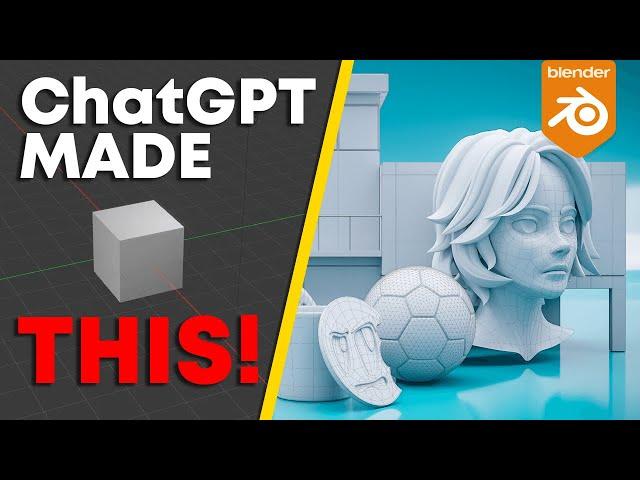 How To Use ChatGPT 4 With BLENDER! - (Blender AI ChatGPT Tutorial 2023)