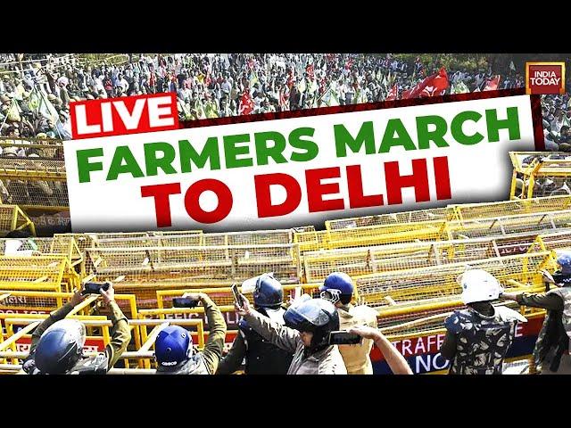 Farmers Protest LIVE: Shambhu Border Tensions as Farmers March to Delhi | India Today LIVE