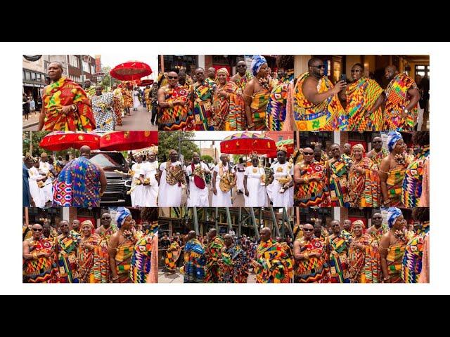 The biggest traditional.durbar for Asantehene Otumfour  Osei Tutu II in Memphis, USA