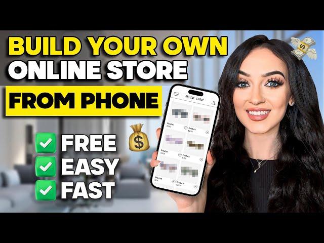 How to Build an Online Store From Your Phone! (STEP BY STEP) EASIEST Shopify Store Tutorial