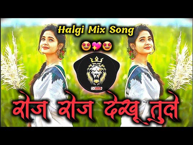 रोज रोज देखू तुले आहिरानी सॉग ॥ roj roj dekhu tule full song || Dj Song | Halgi Mix| Dj Bantyaa