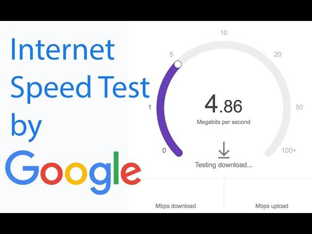 Google Search Internet Speed Test (Speed test by Google)