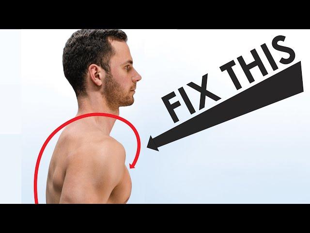 How to Fix Rounded Shoulders - Science Based Routine (21 Studies)