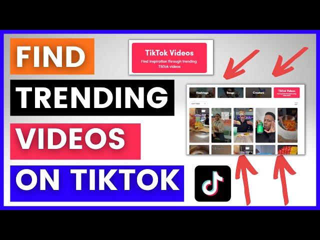 How To Find Trending TikTok Videos? [in 2024] (Viral TikTok Videos In TikTok Creative Center)