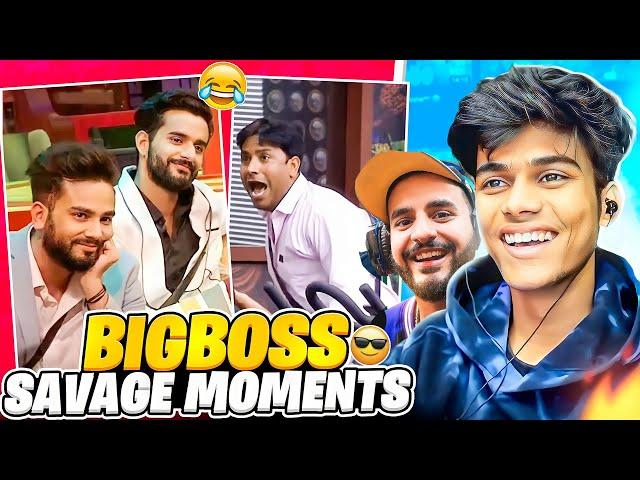 BIG BOSS Savage moment of FUKRA insaan & ELVISH yadav  || Big boss meme