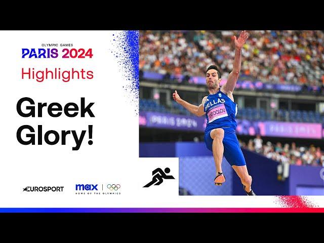 Greece's Miltiadis Tentoglou retains his Olympic title in the men's long jump  | #Paris2024