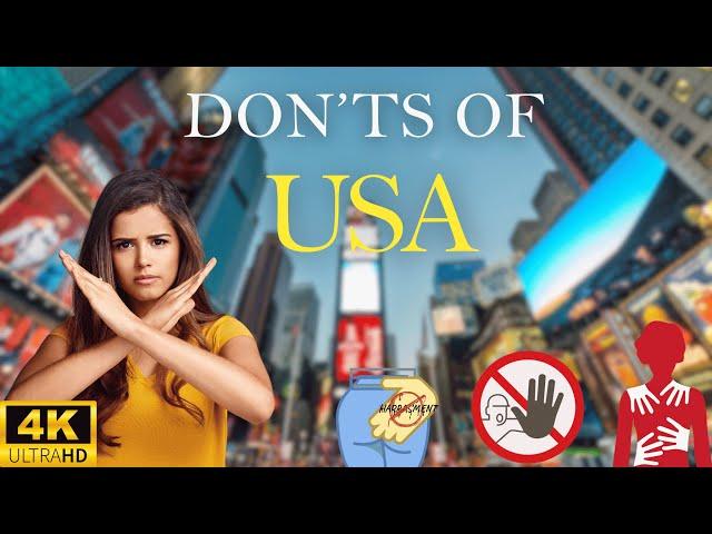 What NOT to Do When Visiting America | Top Mistakes to Avoid in USA