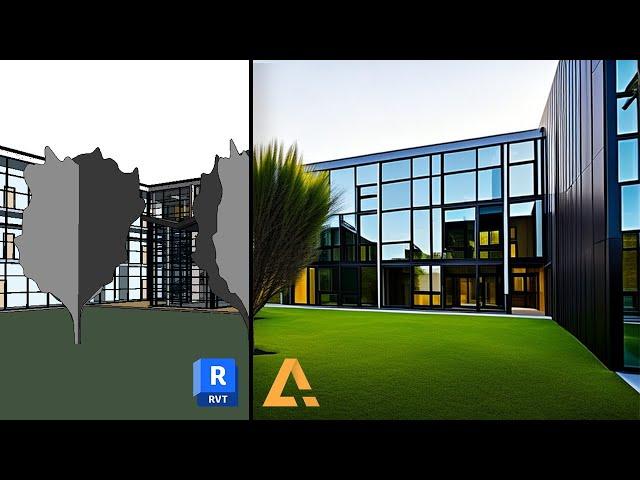 Create AI generated rendering using your Revit® model